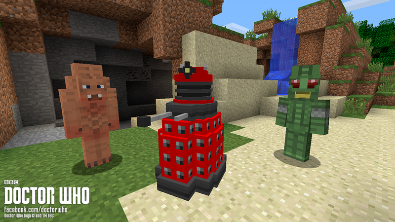 Illustration for article titled We are reaching peak tie-in madness: Doctor Who is coming to Minecraft